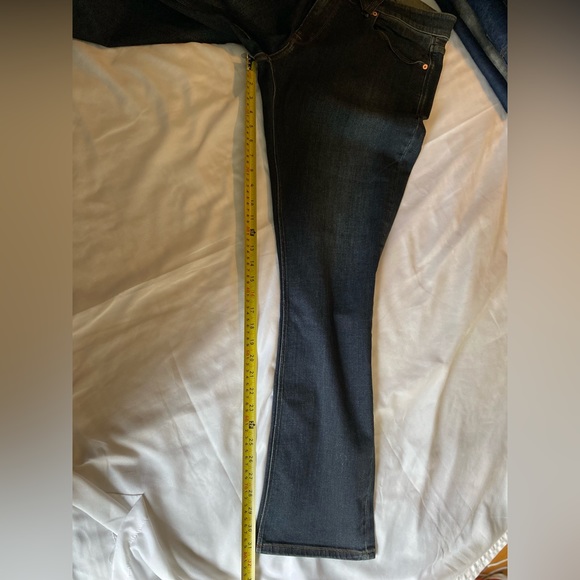 VOLCOM dark blue modern fit slim straight leg stretchy Jeans size 36x 32 - Picture 11 of 14